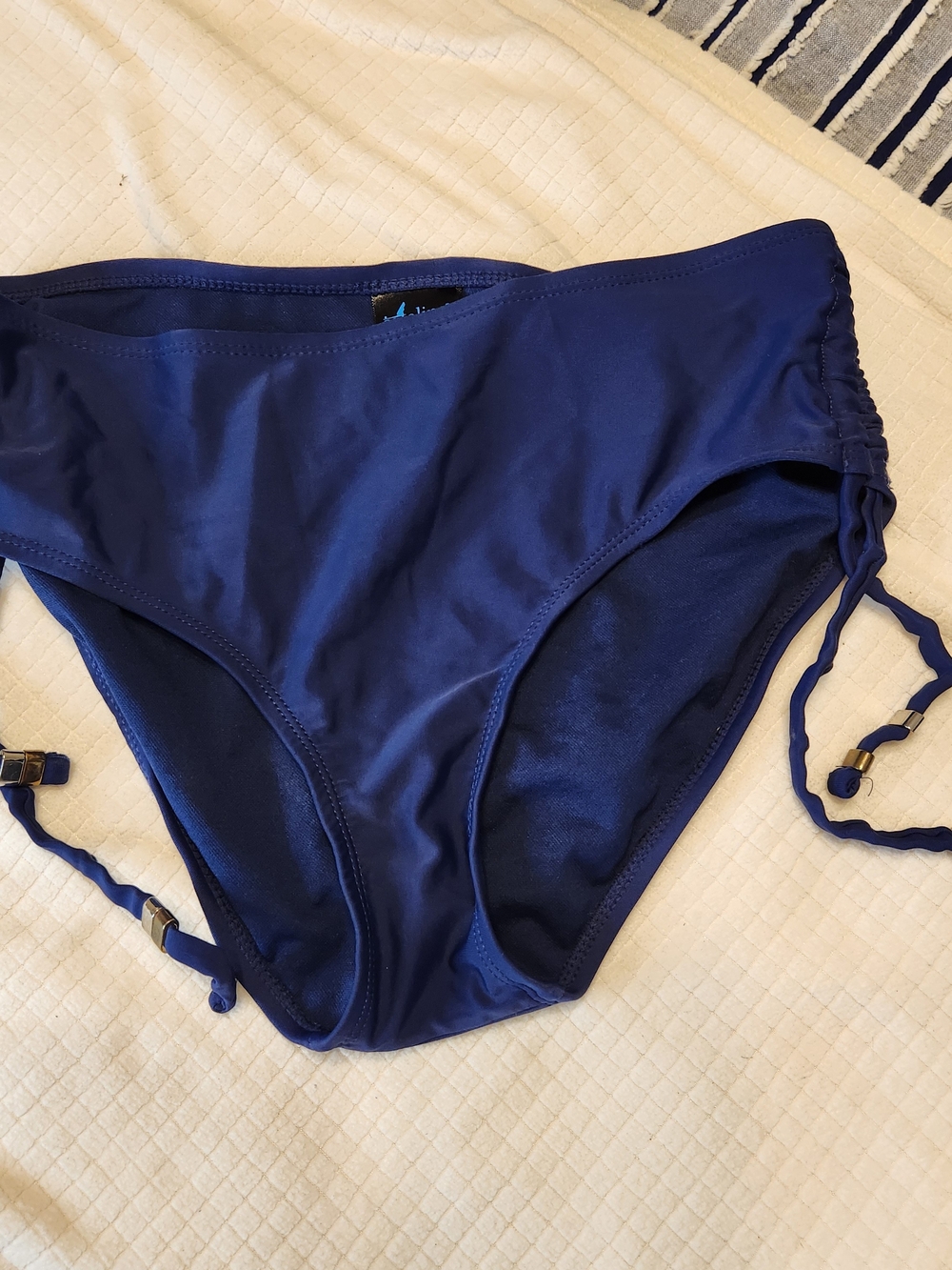 Royal Blue Bikini Bottoms with Side Ties